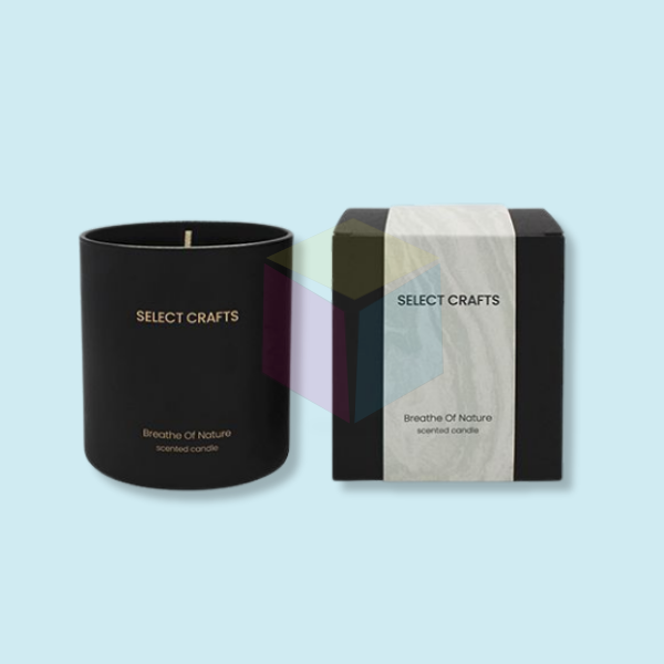 Custom Black Candle Boxes