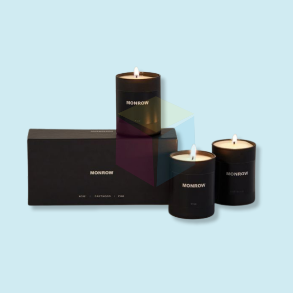 Custom Black Candle Boxes