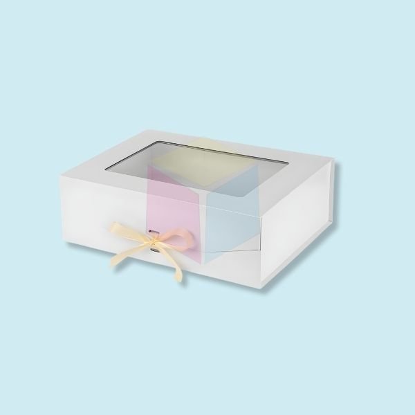 Custom Clear Lid Gift Boxes