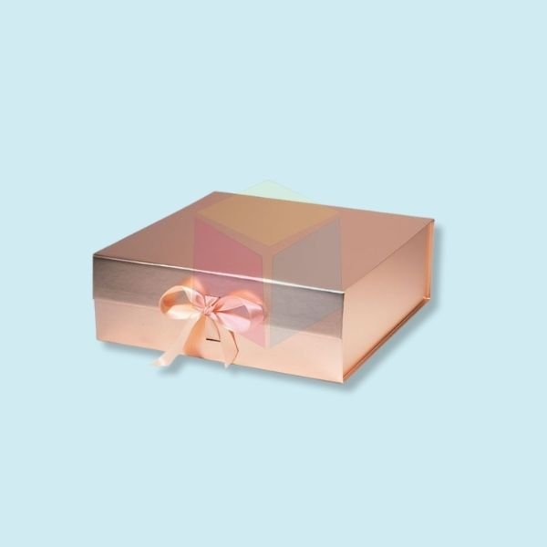 Rose Gold Gift Box with Lid